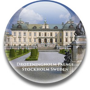 Drottningholm-glasmagnet