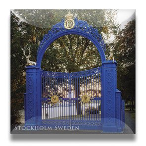 Blå Porten - magnet 5 x 5 cm