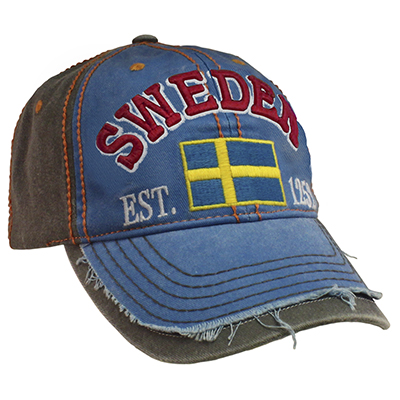 Sweden, blå/grå - keps