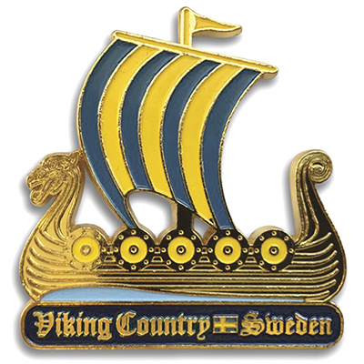 Vikinga skepp - magnet,metall